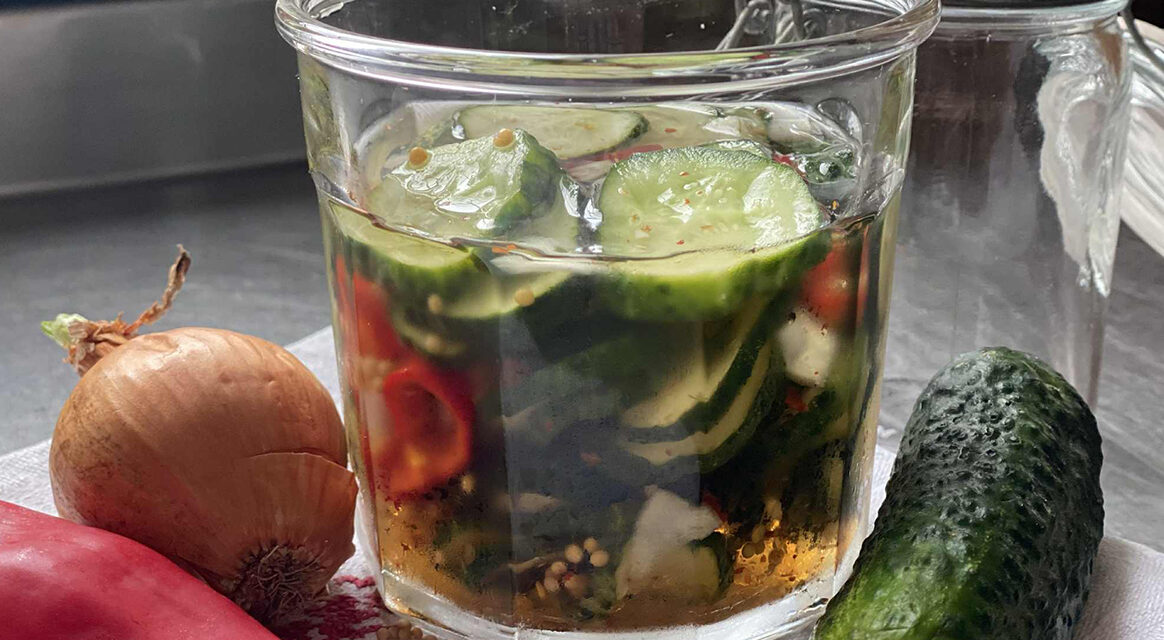 ”Gurkburk” eller Bread & butter pickles