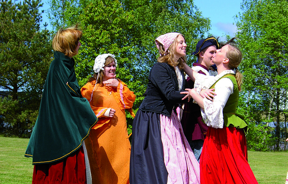 Laholms sommarspel: Laholms historia sprids med hjälp av glädje